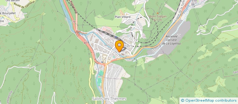 localisation de l'entreprise LA MAISON DE CLEMILIE à MOUTIERS