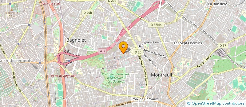 localisation de l'entreprise LA MAISON DE DEMBA à MONTREUIL