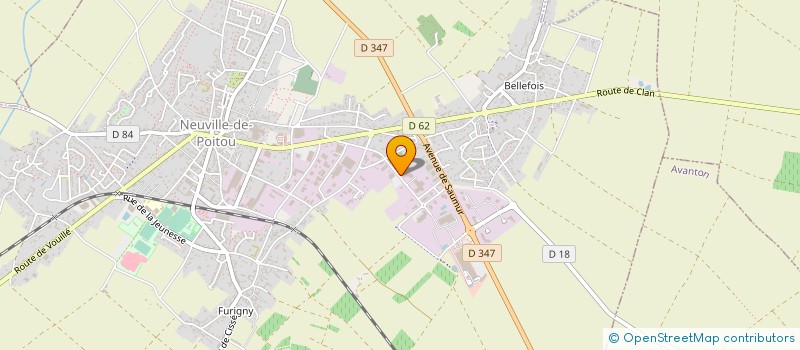 localisation de l'entreprise LA MAISON DE FARFELINE à NEUVILLE-DE-POITOU