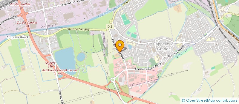 localisation de l'entreprise LA MAISON DE FAUSTINE à CAPPELLE-LA-GRANDE