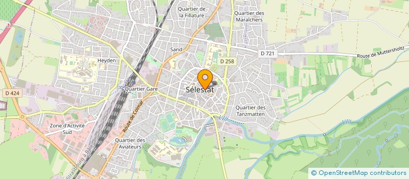 localisation de l'entreprise LA MAISON DE FLAVIE à SELESTAT