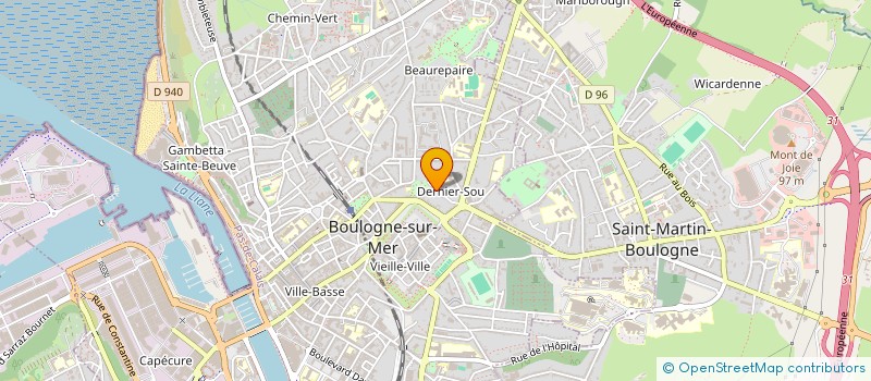 localisation de l'entreprise LA MAISON DE GALOPIN  BOULOGNE-SUR-MER