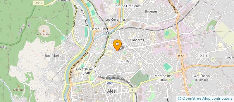 localisation de l'entreprise LA MAISON DE GEDEON  ALES