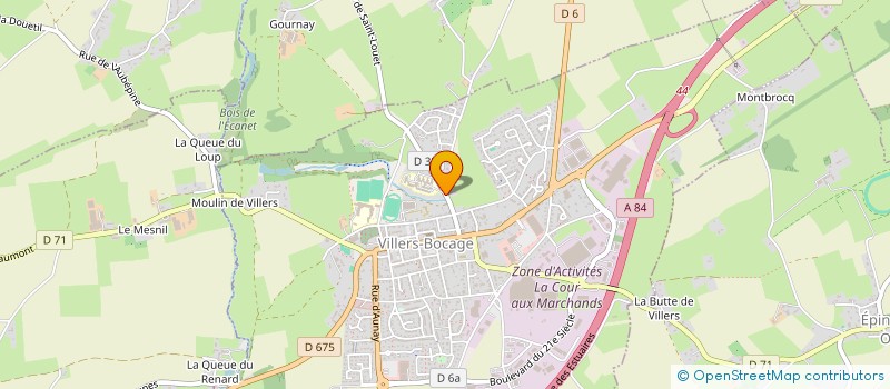 localisation de l'entreprise LA MAISON DE JEANNE à VILLERS-BOCAGE
