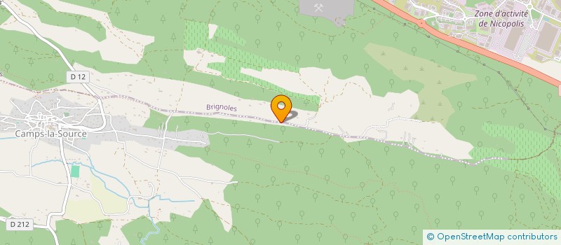 localisation de l'entreprise LA MAISON DE JEANNE  CAMPS-LA-SOURCE