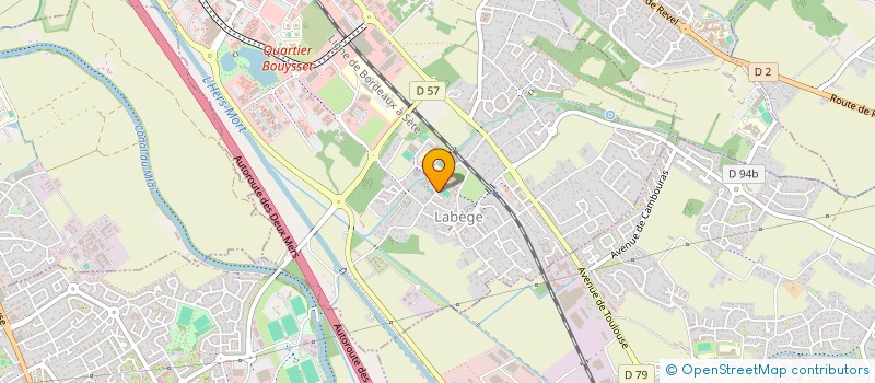 localisation de l'entreprise LA MAISON DE JO  LABEGE