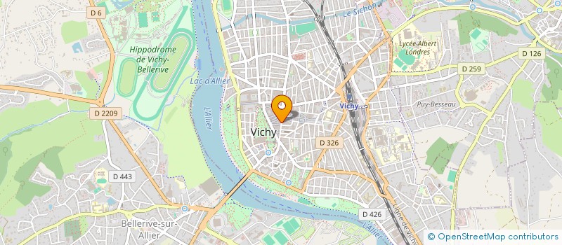 localisation de l'entreprise LA MAISON DE JULIA à VICHY