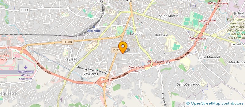 localisation de l'entreprise LA MAISON DE JULIA à ALBI