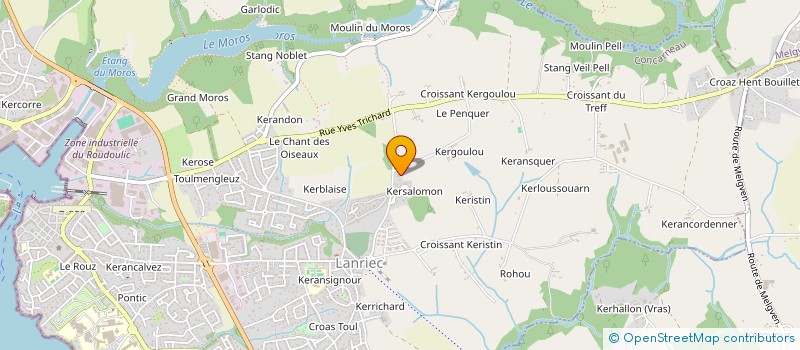 localisation de l'entreprise LA MAISON DE KERVINIOU  SAINT-CLAUDE-DE-DIRAY