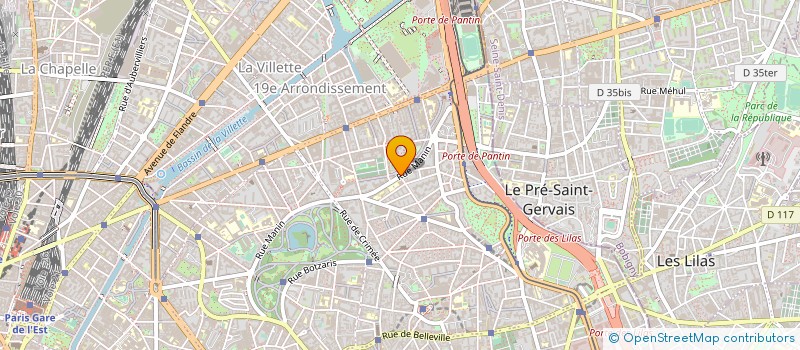 localisation de l'entreprise LA MAISON DE L'ACCESSOIRE à PARIS