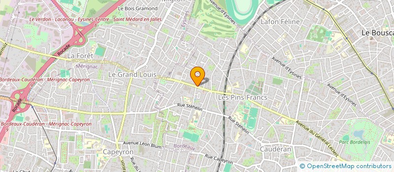 localisation de l'entreprise LA MAISON DE L'ACIER à BORDEAUX