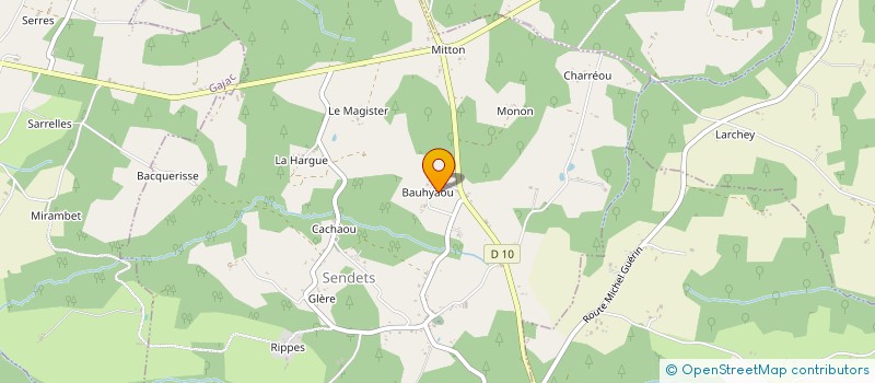 localisation de l'entreprise LA MAISON DE L'AIL NOIR  SENDETS