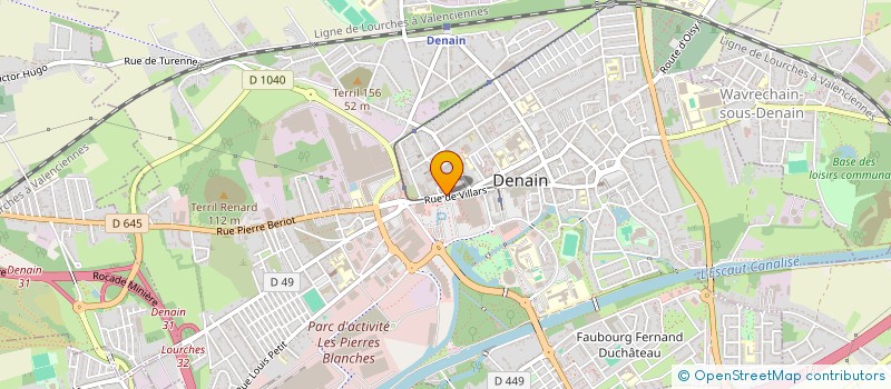 localisation de l'entreprise LA MAISON DE L ARTISAN à DENAIN