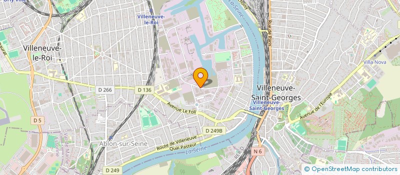 localisation de l'entreprise LA MAISON DE L'ARTISTE  VILLENEUVE-LE-ROI