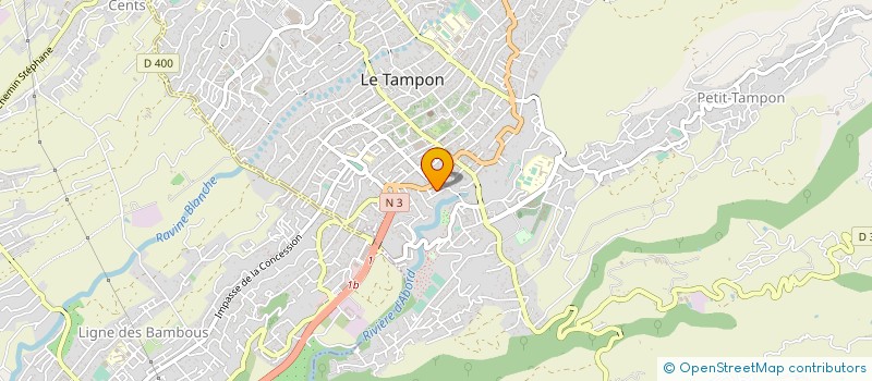 localisation de l'entreprise LA MAISON DE L'ASSURANCE ET DE LA PREVOYANCE  LE TAMPON