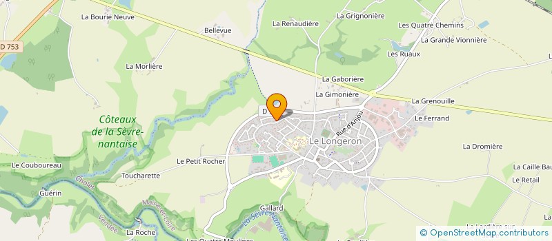 localisation de l'entreprise LA MAISON DE L&B à SEVREMOINE