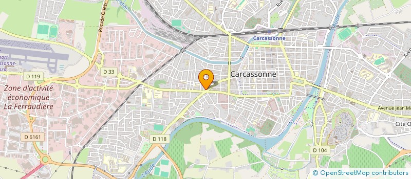 localisation de l'entreprise LA MAISON DE L'ECOLOGIE à CARCASSONNE
