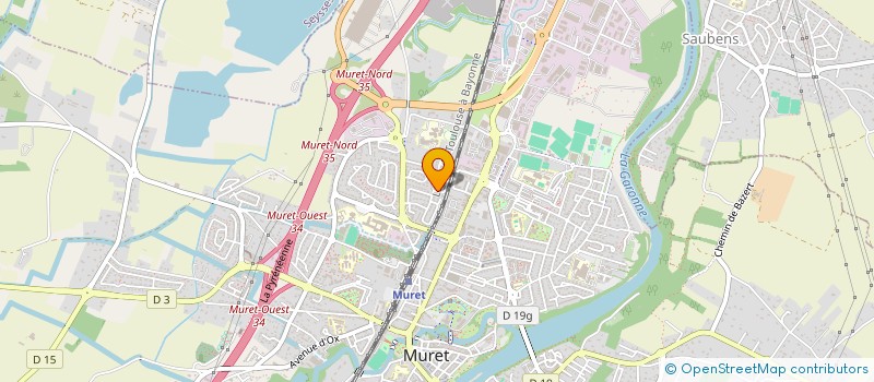 localisation de l'entreprise LA MAISON DE L'EDIC  MURET