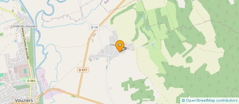 localisation de l'entreprise LA MAISON DE L ELEVEUR  VOUZIERS