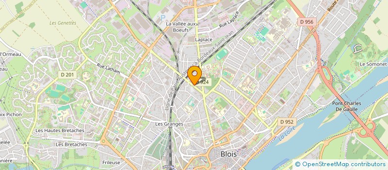 localisation de l'entreprise LA MAISON DE L'EMPLOI DU BLAISOIS  BLOIS