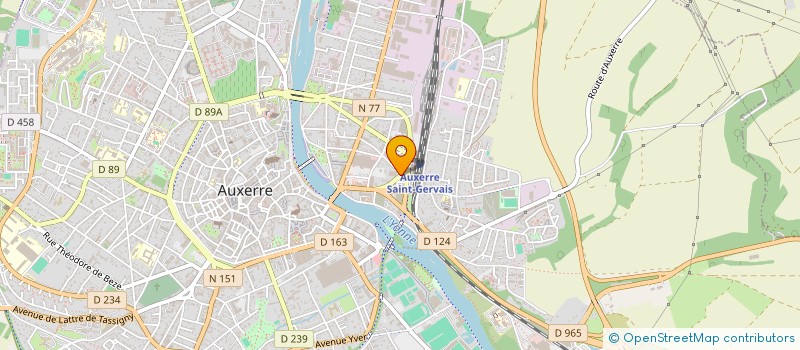 localisation de l'entreprise LA MAISON DE L'ENERGIE à AUXERRE