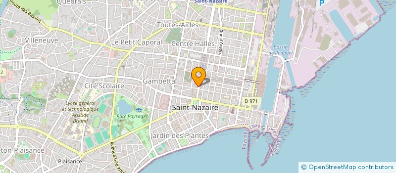 localisation de l'entreprise LA MAISON DE L'ENVOLEE  SAINT-NAZAIRE