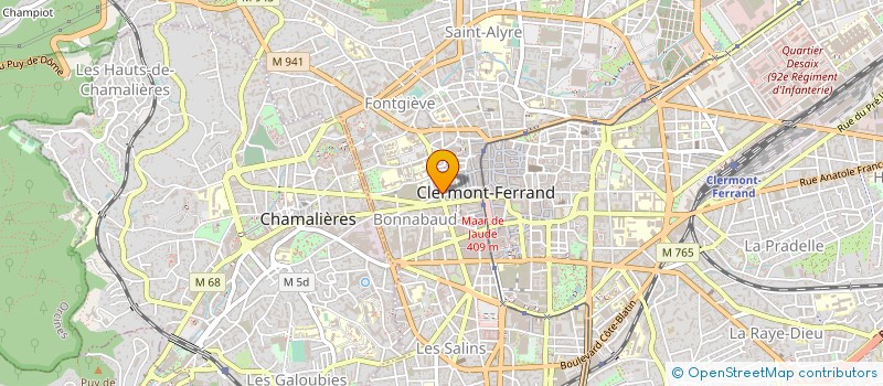 localisation de l'entreprise LA MAISON DE L'EPARGNE EN AUVERGNE à CLERMONT-FERRAND