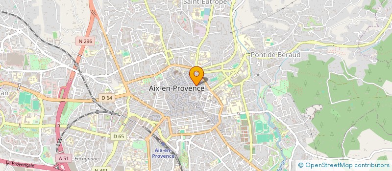 localisation de l'entreprise LA MAISON DE L'ESPAGNE  AIX EN PROVENCE