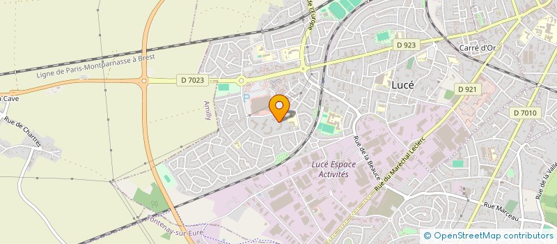 localisation de l'entreprise LA MAISON DE L'ESPOIR à LUCE