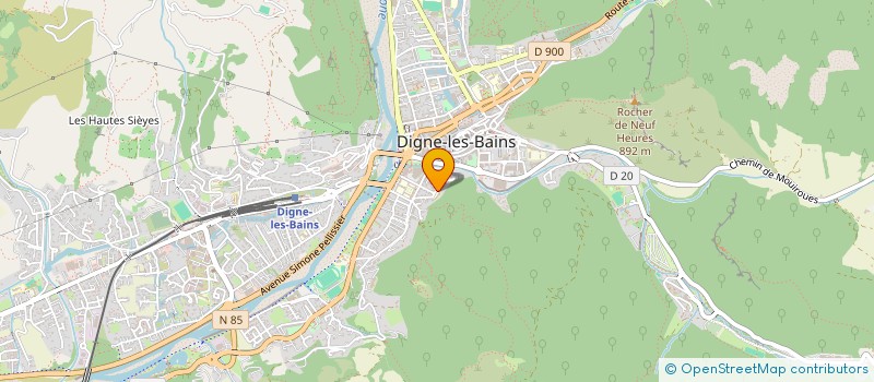 localisation de l'entreprise LA MAISON DE L'HARMONY à DIGNE-LES-BAINS