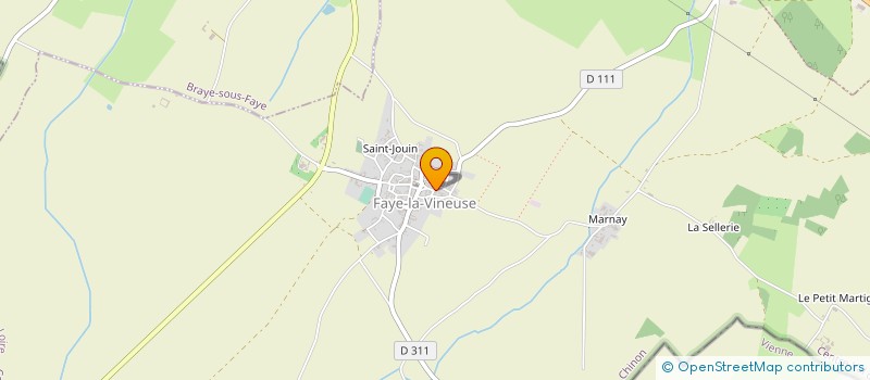 localisation de l'entreprise LA MAISON DE L'HUILERIE  FAYE-LA-VINEUSE