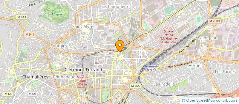 localisation de l'entreprise LA MAISON DE L IMPRIMEUR à CLERMONT-FERRAND