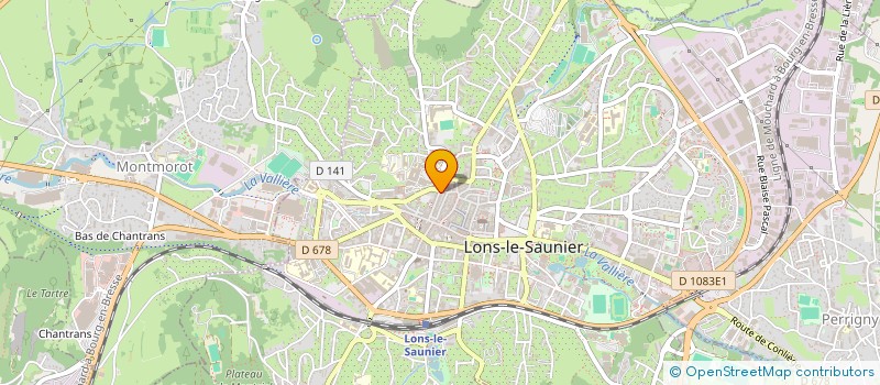 localisation de l'entreprise LA MAISON DE L'ISOLATION à LONS-LE-SAUNIER