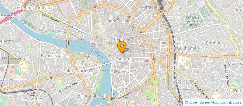 localisation de l'entreprise LA MAISON DE L'OCEAN  TOULOUSE