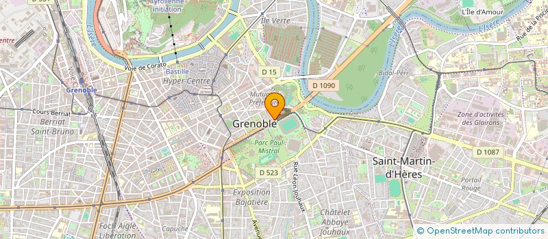 localisation de l'entreprise LA MAISON DE L'UKRAINE A GRENOBLE à GRENOBLE