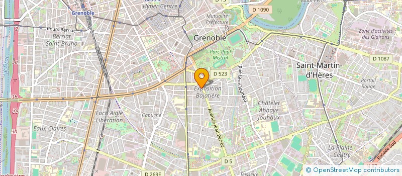 localisation de l'entreprise LA MAISON DE L'UKRAINE EN ISERE à GRENOBLE