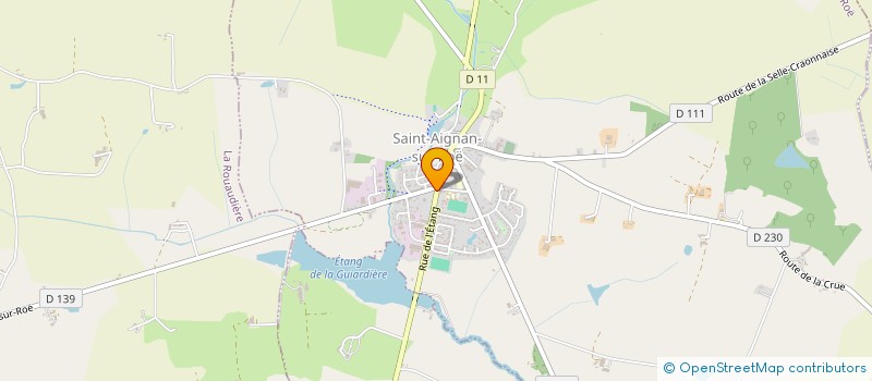 localisation de l'entreprise LA MAISON DE LA BIERE à SAINT-AIGNAN-SUR-ROE