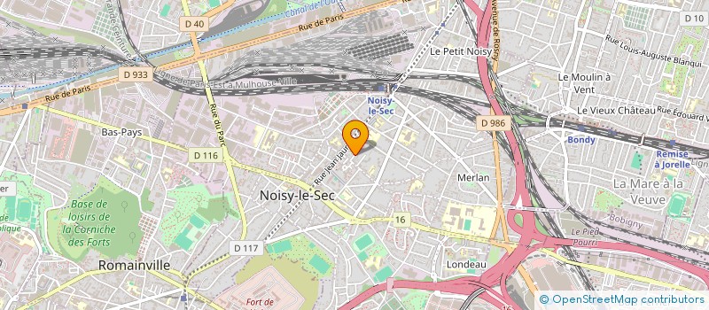 localisation de l'entreprise LA MAISON DE LA CALLIGRAPHIE à NOISY-LE-SEC