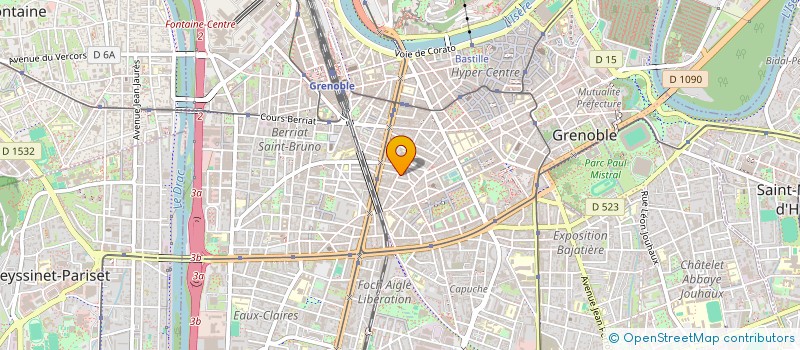 localisation de l'entreprise LA MAISON DE LA COUTURE  GRENOBLE