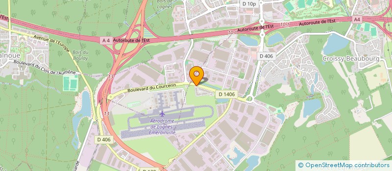 localisation de l'entreprise LA MAISON DE LA COUVERTURE  CROISSY-BEAUBOURG