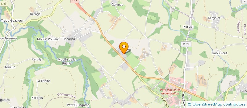 localisation de l'entreprise LA MAISON DE LA CREPE à LANNEBERT