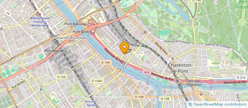 localisation de l'entreprise LA MAISON DE LA CULTURE JUIVE DE CHARENTON M.C.J.C  CHARENTON-LE-PONT