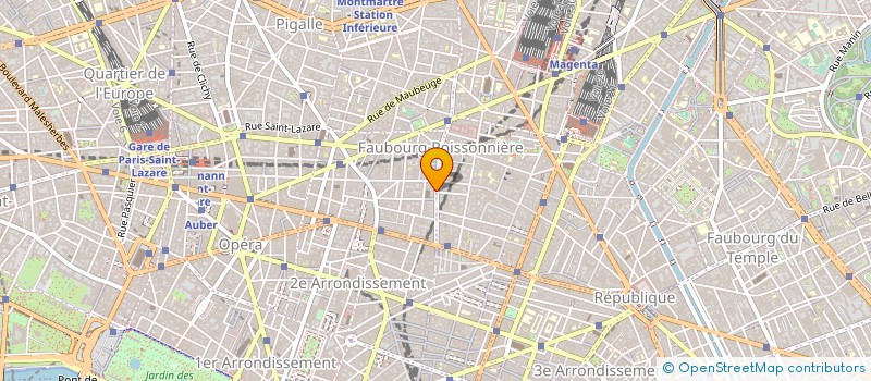 localisation de l'entreprise LA MAISON DE LA FAUSSE FOURRURE à PARIS