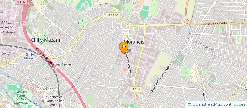 localisation de l'entreprise LA MAISON DE LA JANTE à MORANGIS