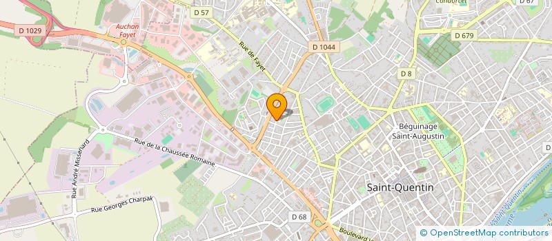 localisation de l'entreprise LA MAISON DE LA LECTURE à SAINT-QUENTIN