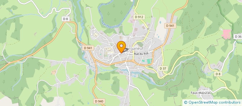 localisation de l'entreprise LA MAISON DE LA MANCHA à BOURGANEUF