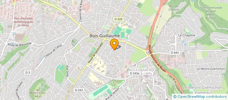 localisation de l'entreprise LA MAISON DE LA MAURITANIE à BOIS-GUILLAUME