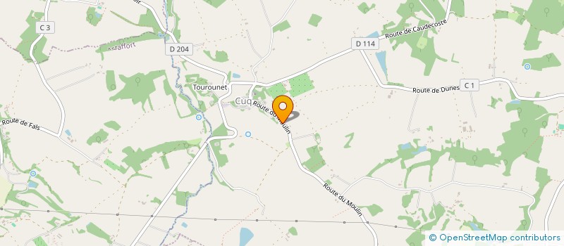 localisation de l'entreprise LA MAISON DE LA MER  CUQ