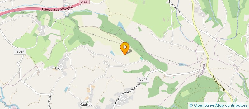 localisation de l'entreprise LA MAISON DE LA MERE NOEL  CAUBIOS-LOOS