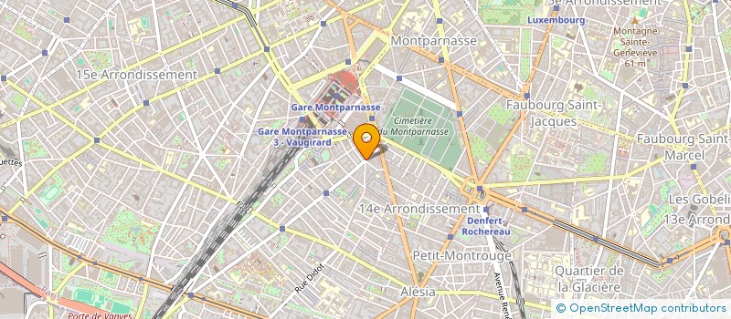 localisation de l'entreprise LA MAISON DE LA PIECE à PARIS